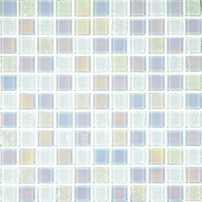 Mini Square Aurora White